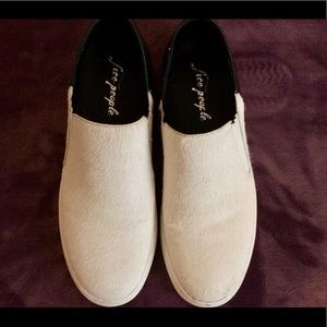 Free People “Varsity” slip on sneakers.